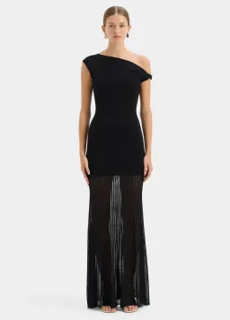 Sir the Label Indigo Twist Dress Black Size 12 for rent on The Volte - image 1