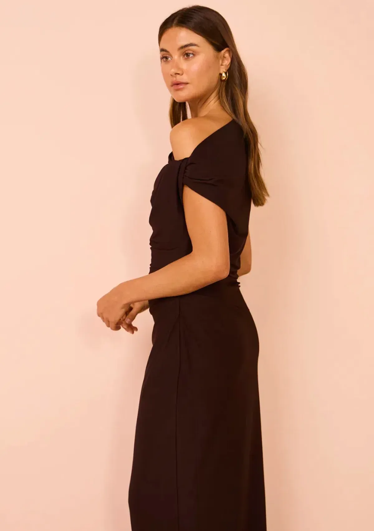 Camilla & Marc Annalise Maxi Dress Chocolate Brown Size 8 - Image 2