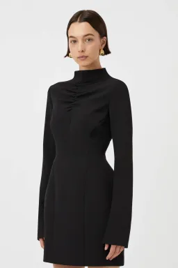 Camilla & Marc Portico Mini Dress Black Size 8 for rent on The Volte - image 2