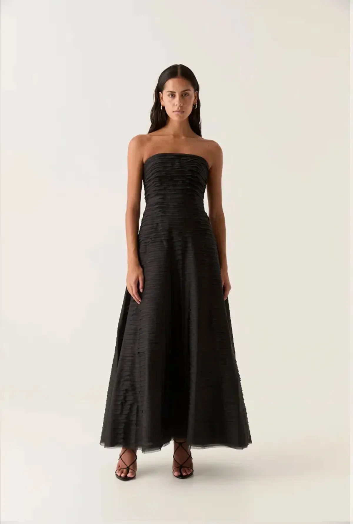 Aje Soundscape Maxi Dress Black Size AU 10 - Image 1