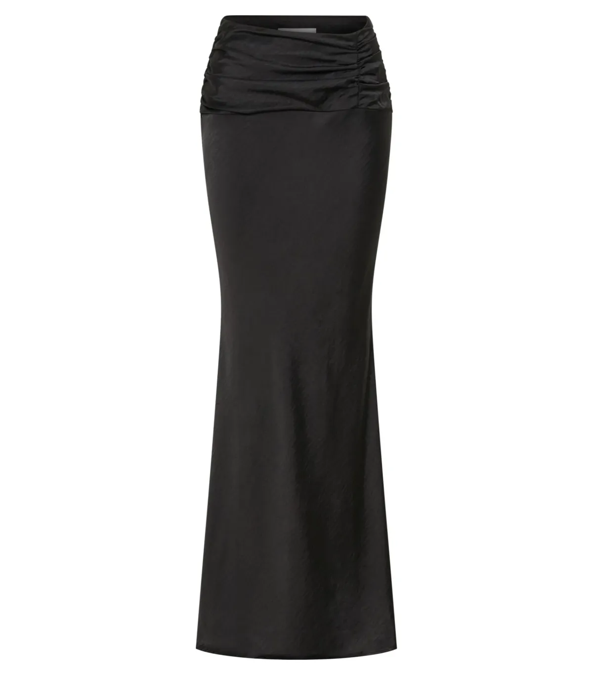 Meshki Khalani Ruched Strapless Satin Top and Skirt Set Black Size AU 8 - Image 6