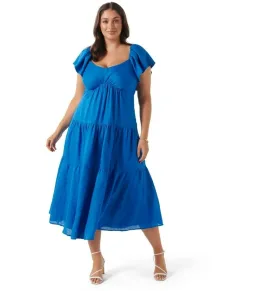 Forever New Karissa Maxi Dress Blue Size AU 8 for rent on The Volte - image 2