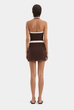 Sir the label Jacques mini dress chocolate size 2/10 for rent on The Volte - image 3