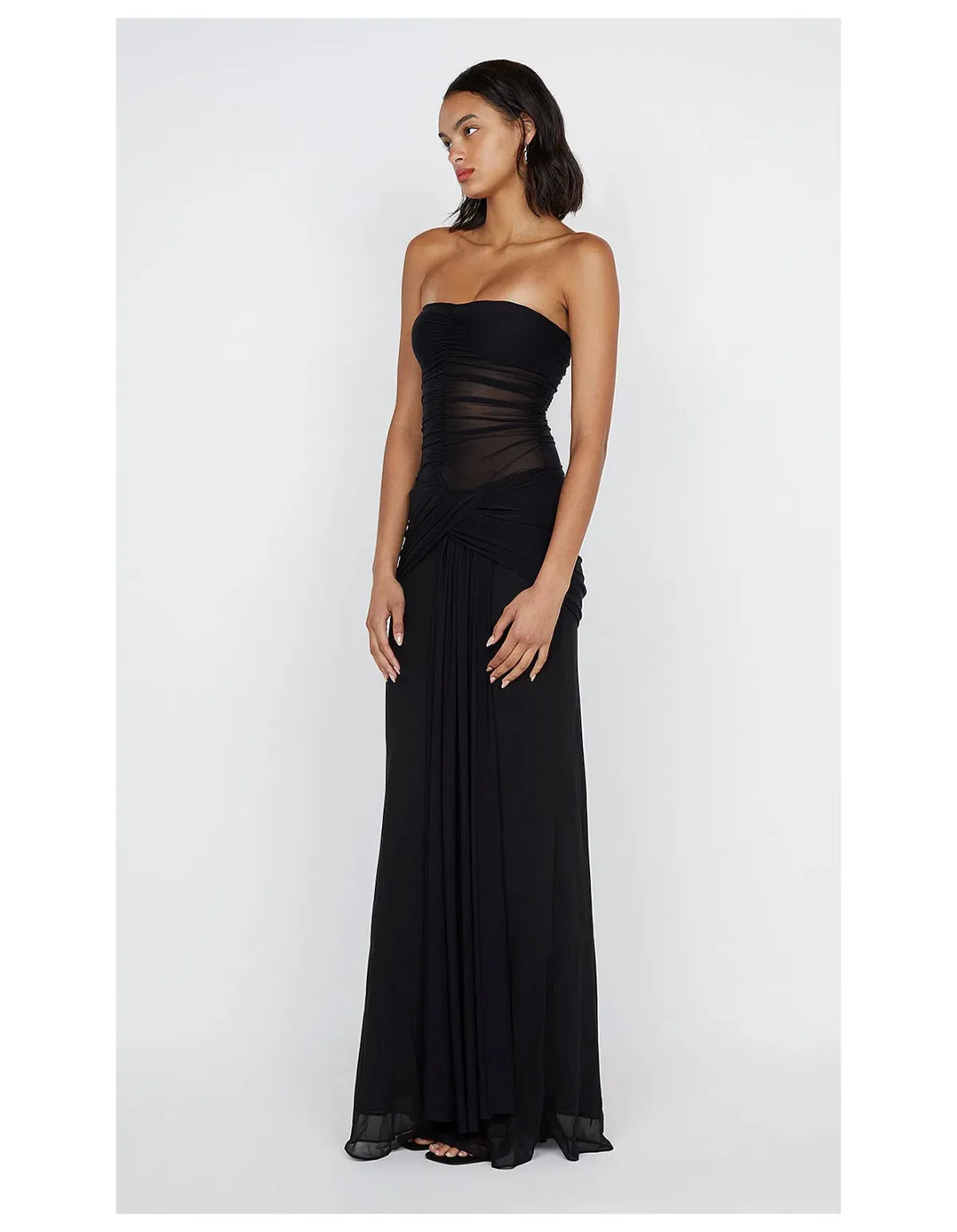 BEC & BRIDGE NOEMI BLACK STRAPLESS DRESS BLACK SIZE AU 10 - Image 2