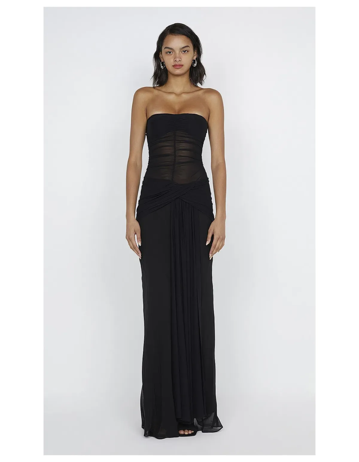 BEC & BRIDGE NOEMI BLACK STRAPLESS DRESS BLACK SIZE AU 10 - Image 4