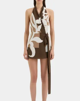 Exclusive SIR Portia Wrap Halter Mini Dress - Size 1 for rent on The Volte - image 7
