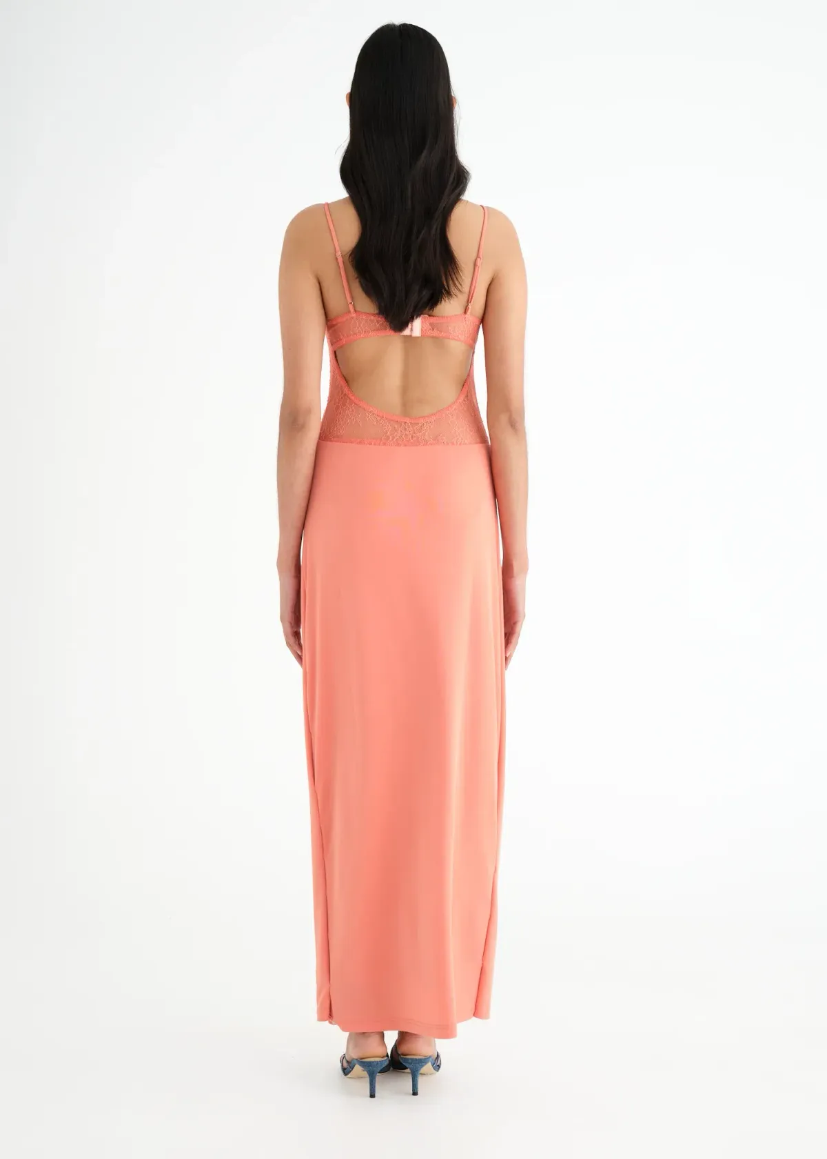 Benni Stefania Maxi Dress Grapefruit Size 6 - Image 2