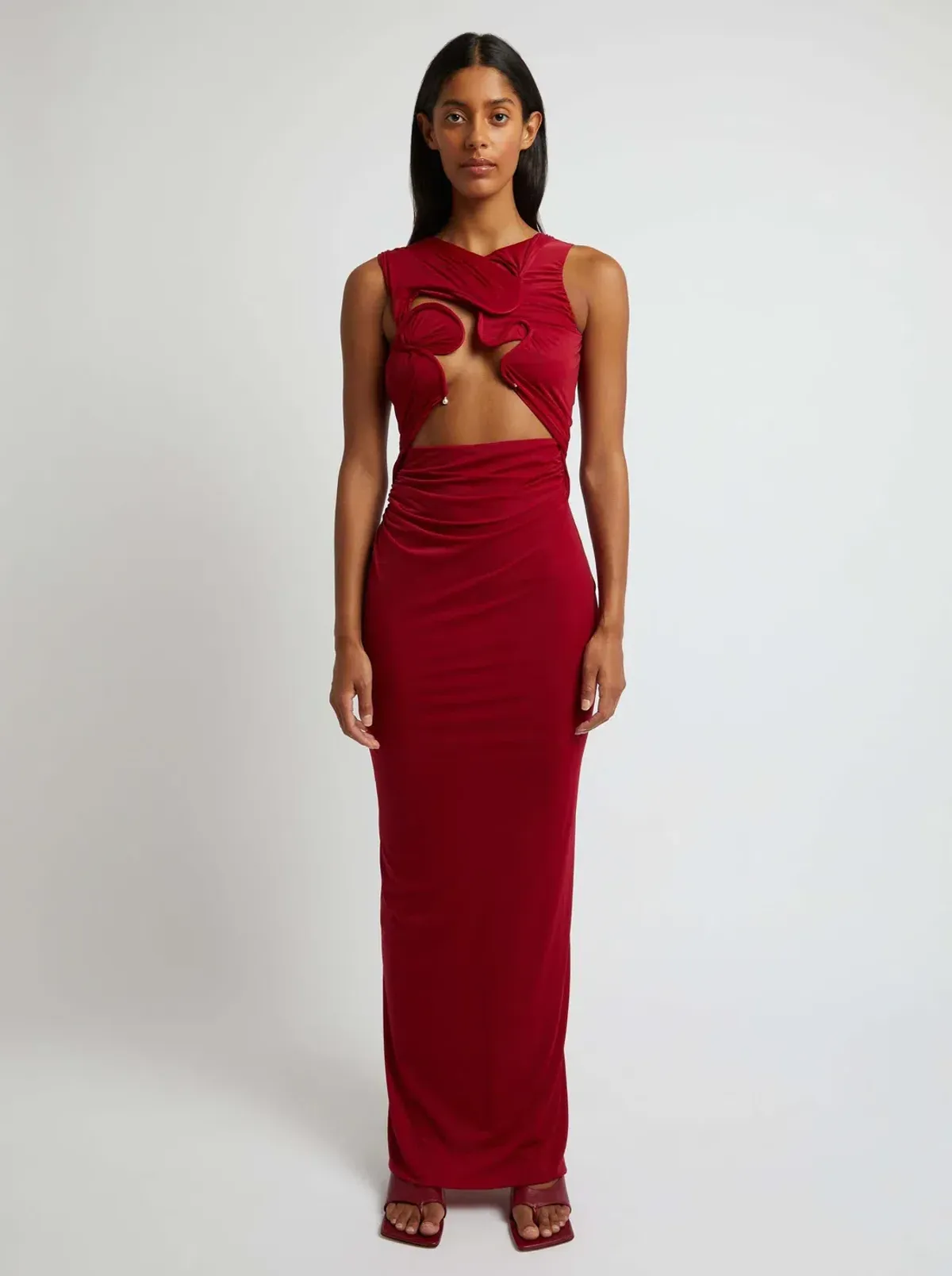 Christopher Esber Venus Tank Dress Cherry Size 8 - Image 1