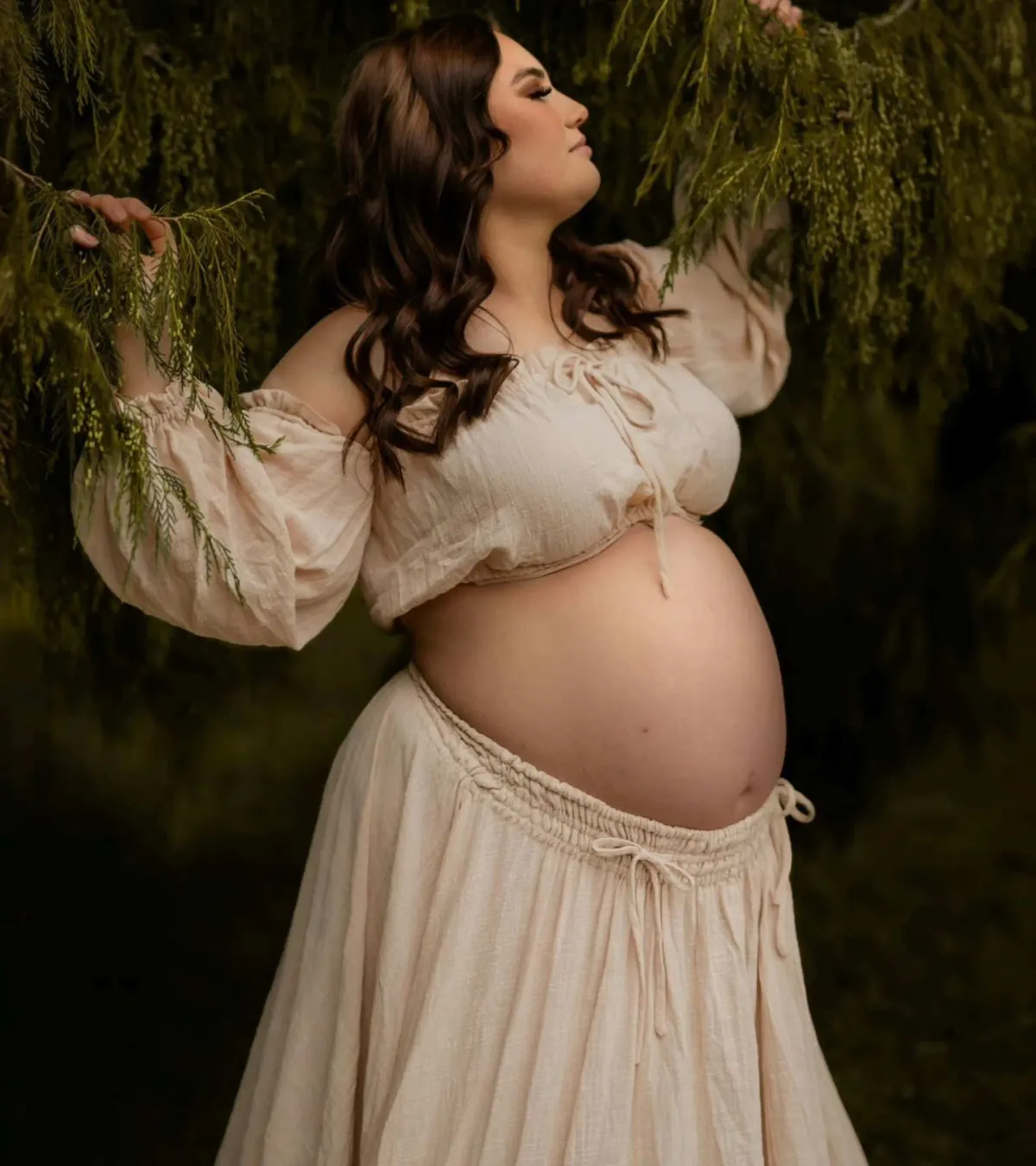 We Are Reclamation There Is Nothing Quite Like You Two Piece Gown Beige One Size - Image 2