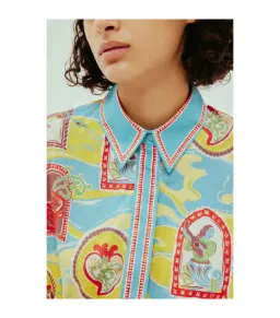 Alemais Emilio Shirt Multi Size AU 12 for rent on The Volte - image 2
