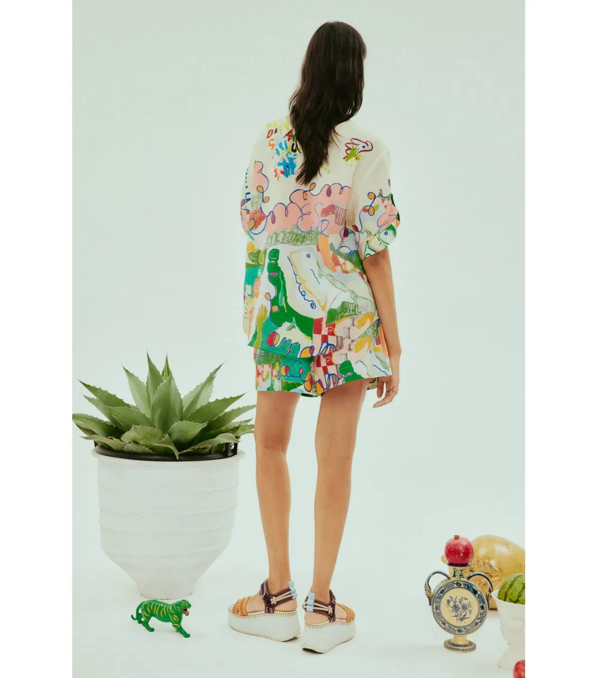 Alemais Nadia Shirt in Multi Size AU 14 - Image 2