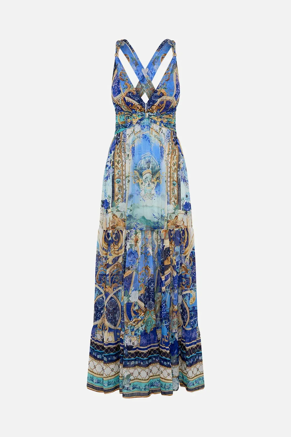 Camilla Views of Vesuvius T Back Gathered Panel Dress Size M / AU 12 - Image 6