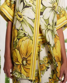Alemais Gisela Linen Shirt Floral Size 14  for rent on The Volte - image 4