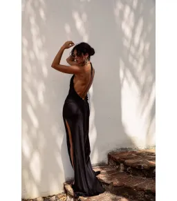 Rat & Boa Orchid Dress Black Size AU 8 for rent on The Volte - image 1