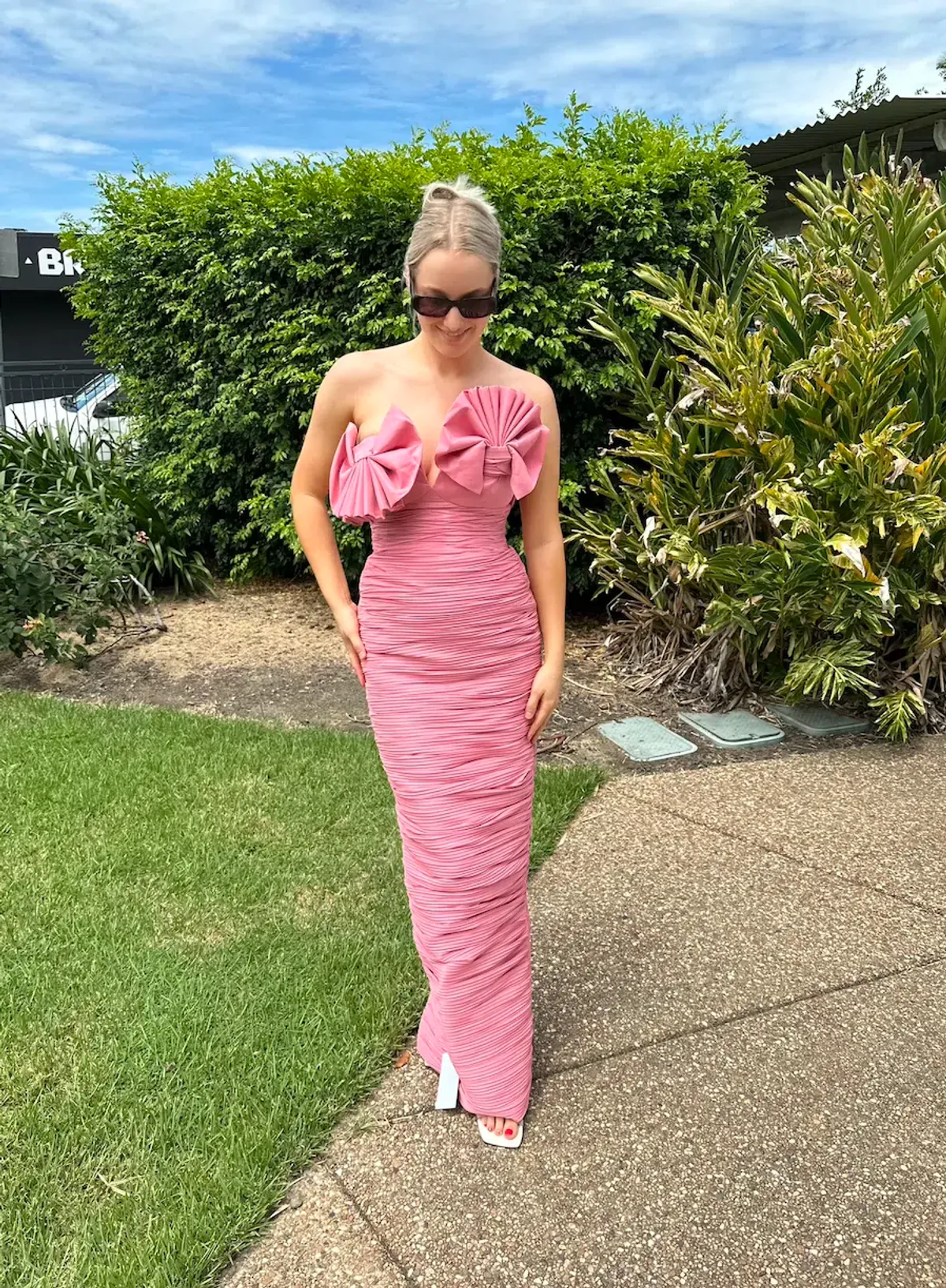 Rachel Gilbert Jensen Gown Pink Size 1 / AU 8 - Image 1
