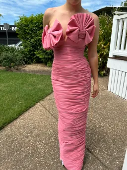 Rachel Gilbert Jensen Gown Pink Size 1 / AU 8  for rent on The Volte - image 2