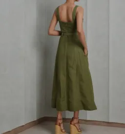 AJE Axle Utility Midi Dress Size 10 for rent on The Volte - image 2