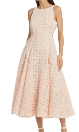 AJE Quintette Midi Dress in Pink Size 10 for rent on The Volte - image 3