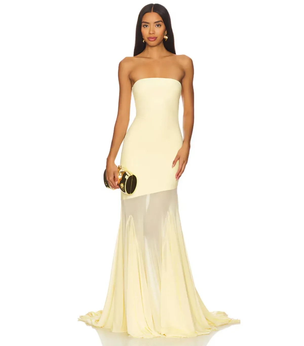 Deme by Gabriella Dahlia Gown in Butter Yellow Size AU 8 - Image 1