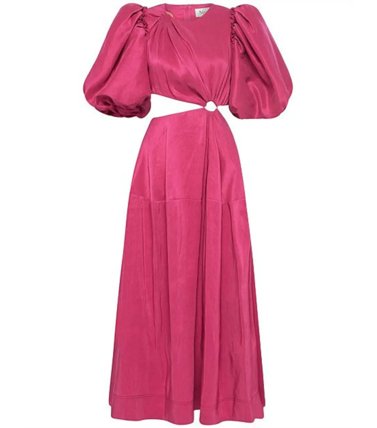 Aje Vanades Cut Out Ring Dress in Fuchsia Pink Size AU 6 - Image 5