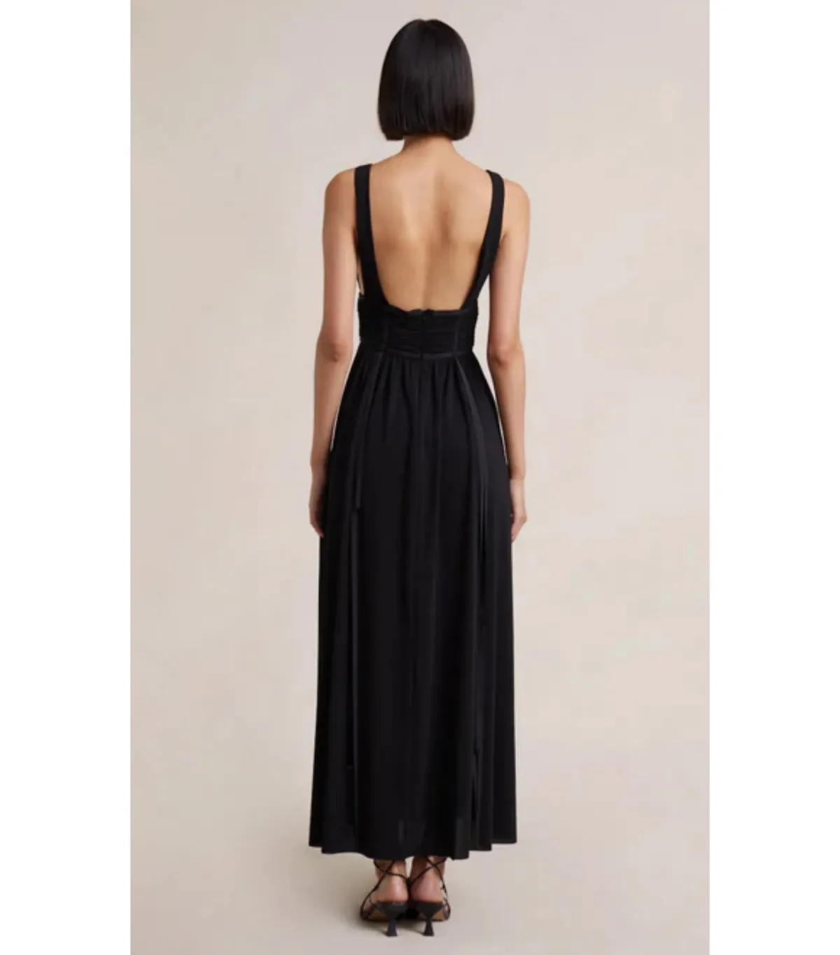 Bec & Bridge Gwen Maxi Dress in Black Size AU 10 - Image 3