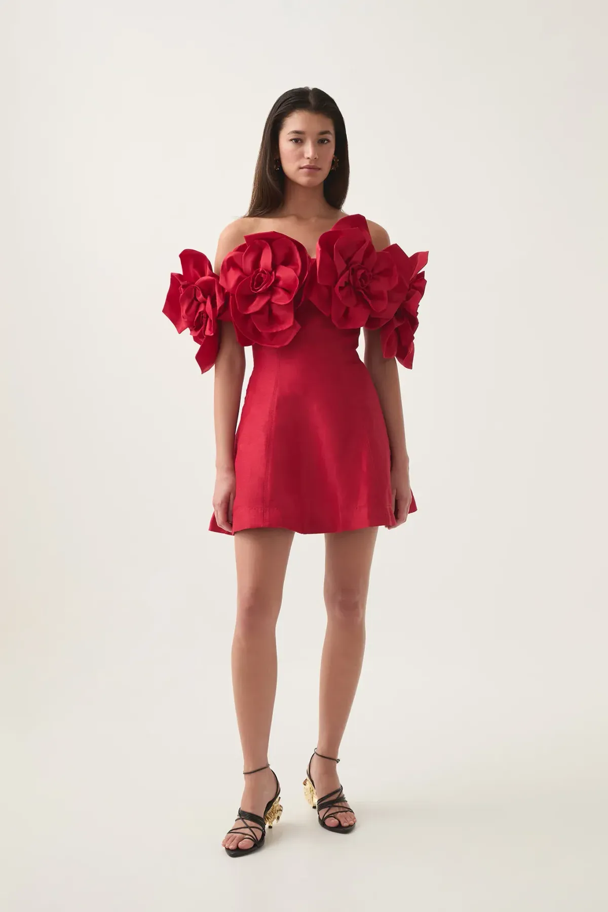 Aje Etta Mini Dress in Scarlet Red Size AU 10 - Image 1