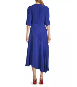 Ginger & Smart Perpetual Silk Wrap Dress Iris Size AU 12 for rent on The Volte - image 4