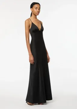 Manning Cartell Liquid Asset Slip Dress Black Size 8 for rent on The Volte - image 1