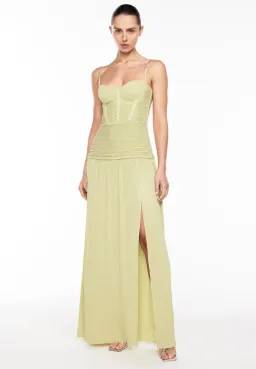 Manning Cartell Double Time Pleat Dress Pistachio Size 8 for rent on The Volte - image 1