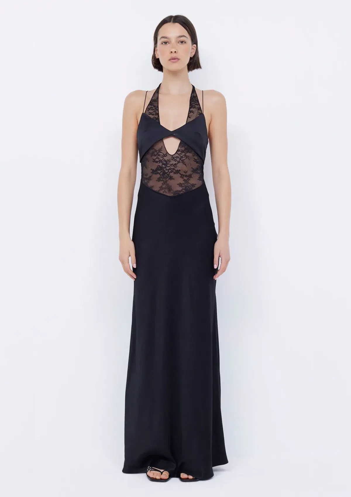 Bec & Bridge Liv Halter Maxi Dress Black Size 8 - Image 1