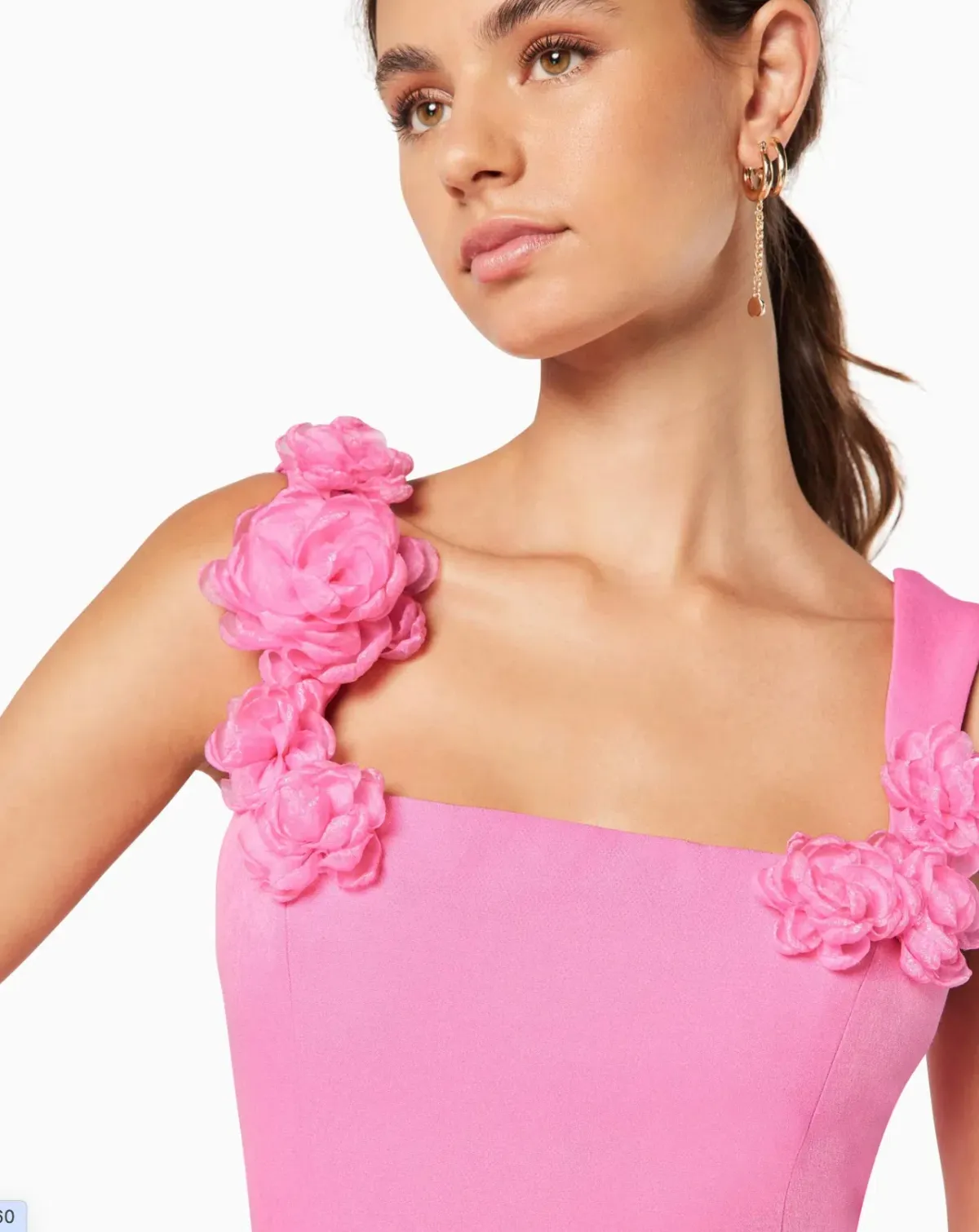 Elliatt Trompe 3D Floral Mini Dress Pink Size S / AU 8 - Image 5