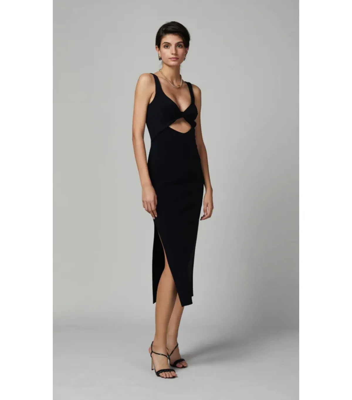 Bec & Bridge Joelle Midi Dress in Black Size AU 10 - Image 1