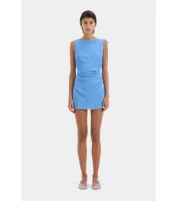 Sir the Label Ligera Mini Dress Cornflower Blue Size AU 8 for rent on The Volte - image 1