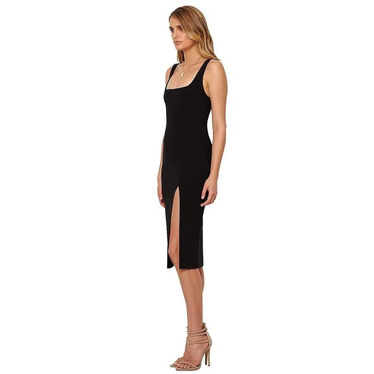 Bec & Bridge C’est Cool Midi Dress Black Size AU 10 - Image 2