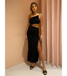 Bec & Bridge Dilkon Maxi Dress Black Size AU 10 for rent on The Volte - image 1