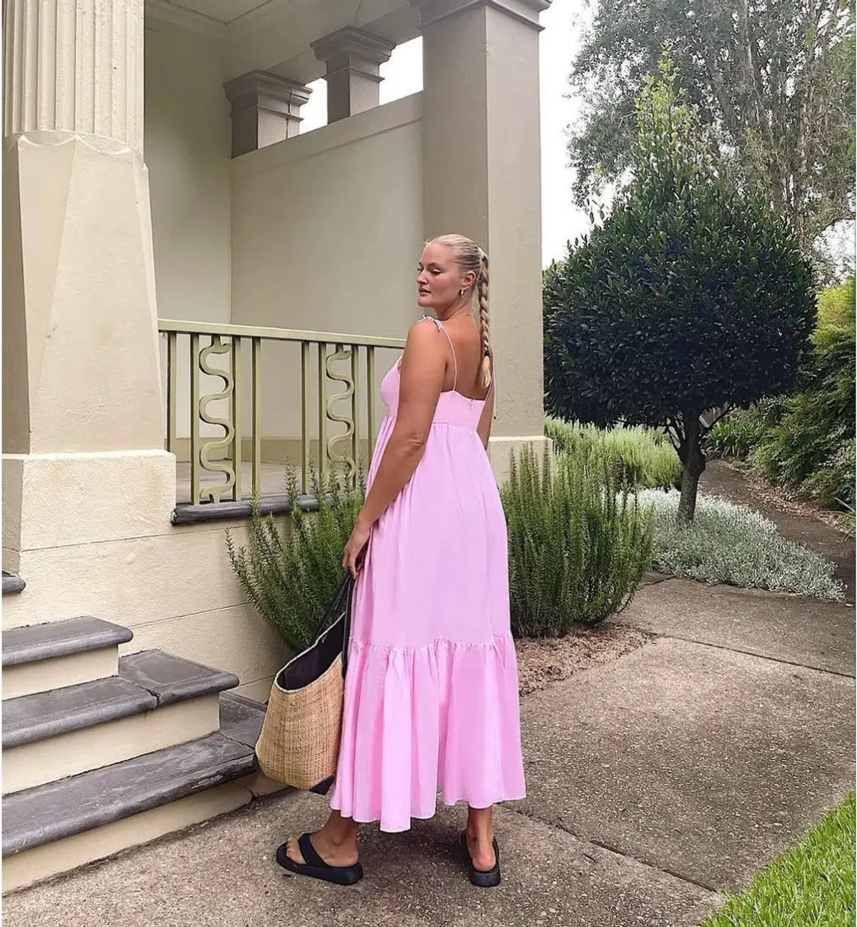 Steele Leonora Maxi Dress Pink Size M / Au 10 - Image 3