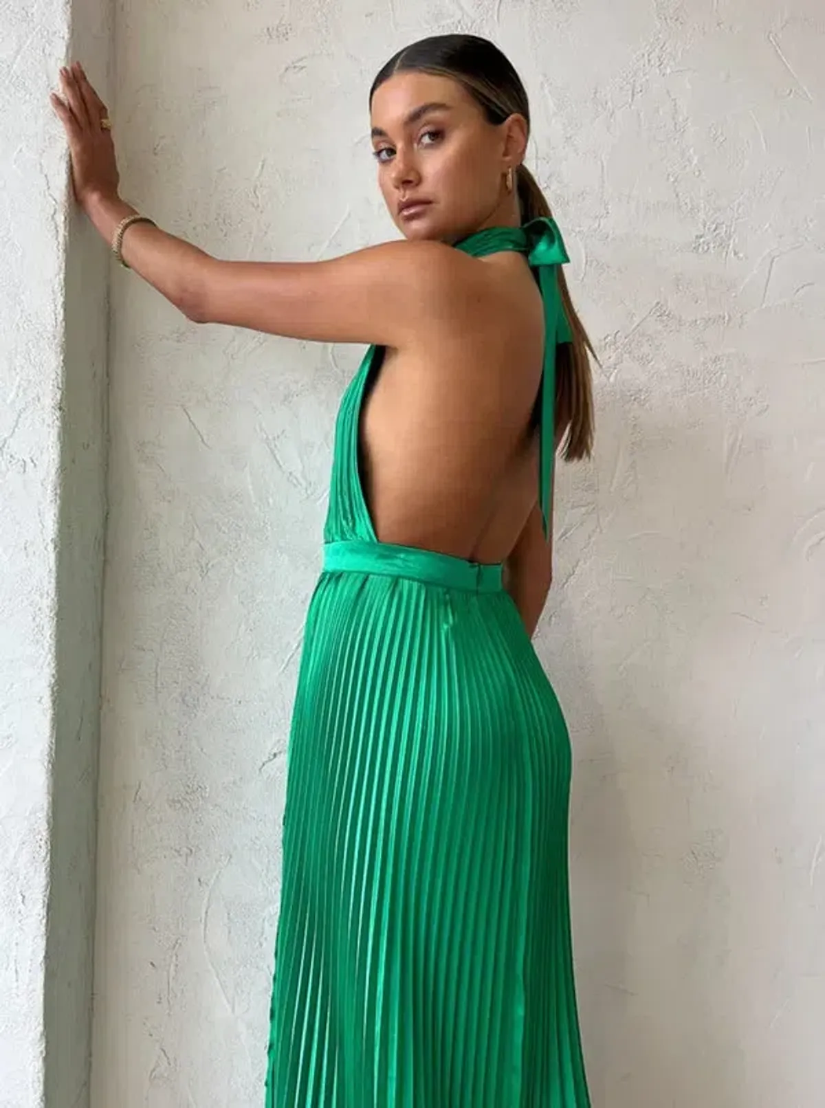 L'Idee Renaissance Gown in Bright Green Size AU 10 - Image 7