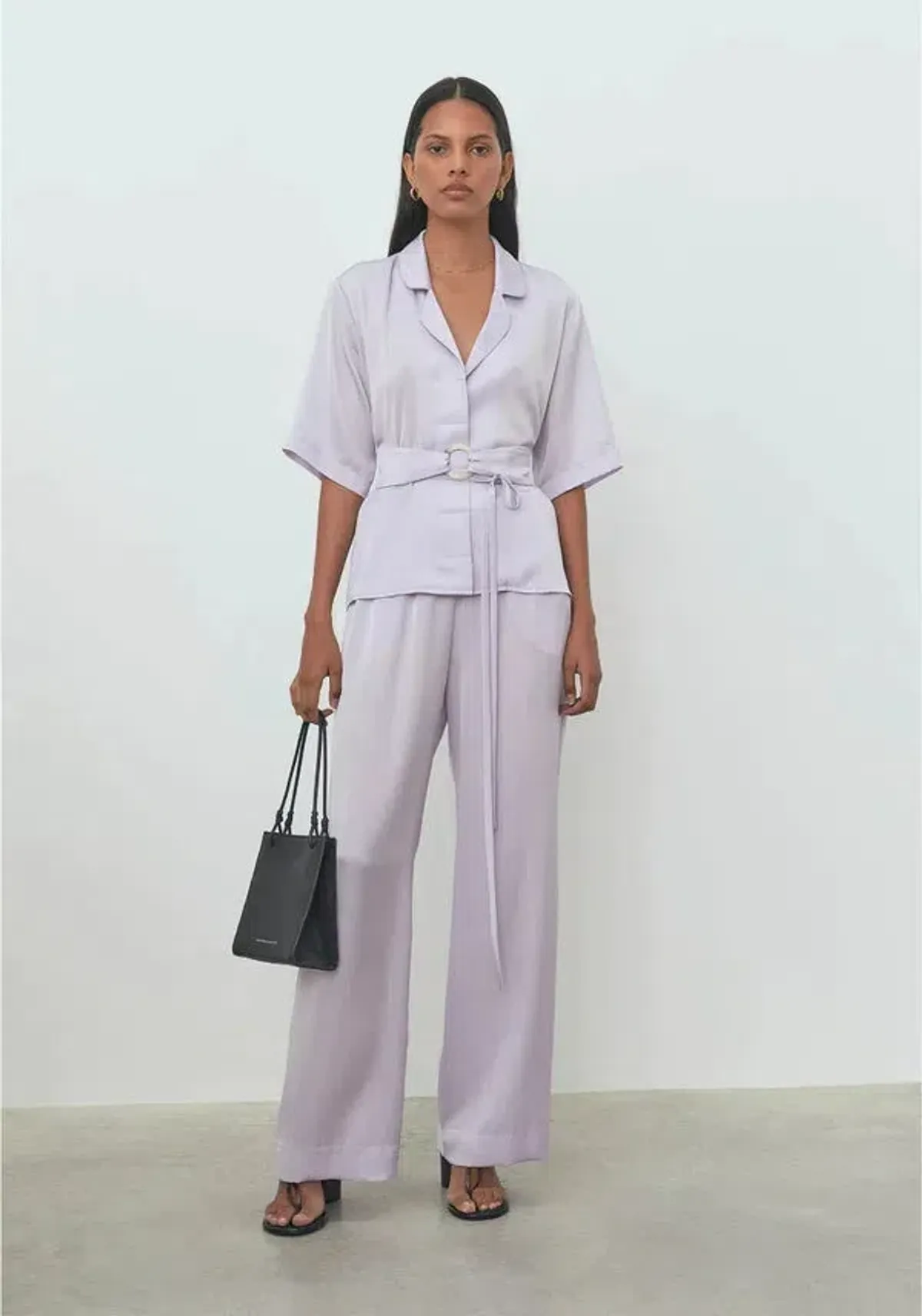  Viktoria and Woods Odyssey Shirt & Pilot Pants Set in Lavender Size 2 (AU 10) - Image 1