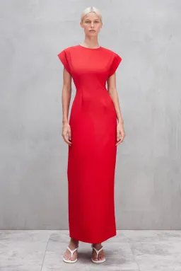 Sofia Irina Renee Maxi Dress Red Size 8  for rent on The Volte - image 1