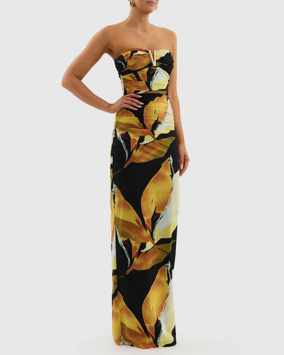 Rebecca Vallance Petals Of Paradise Gown Print Size 10 - Image 2