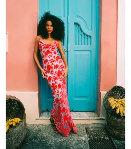 Rat & Boa Athena Maxi Dress Size in Red Small / AU 8 for rent on The Volte - image 1