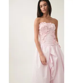 Aje Splendour Flower Gown Pastel Pink Size AU 8   for rent on The Volte - image 4