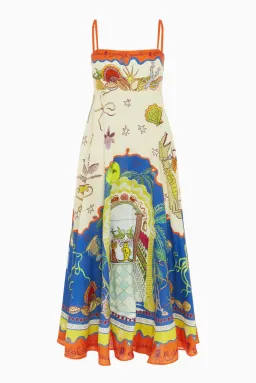 Alemais Surrealist Summer Sundress Multi Size 16 for rent on The Volte - image 6