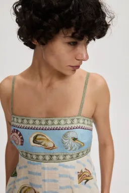 Alemais Bath House Sundress Print Size 16 for rent on The Volte - image 7