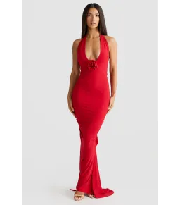 Melani the label Arabella Dress in Red Size AU 6 for rent on The Volte - image 2