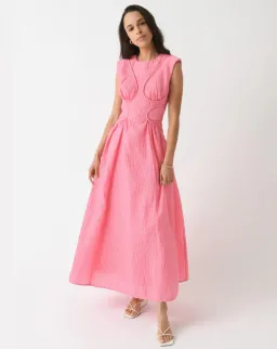 Rachel Gilbert Celia Dress Pink Size 4 / AU 14 for rent on The Volte - image 2
