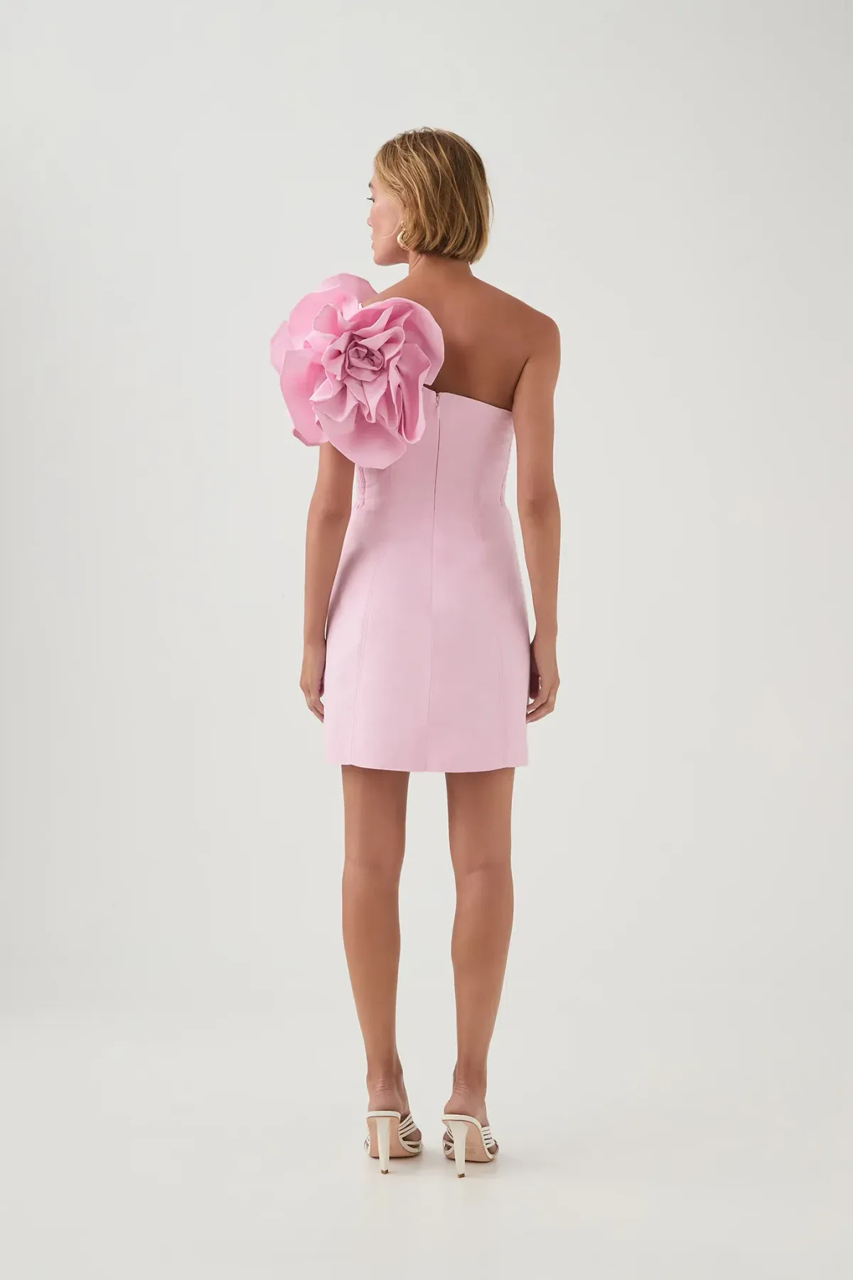 Aje Florence Mini Dress Lilac Blush Size 12 - Image 3