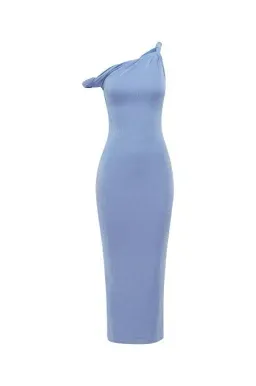 Johansen The Long Poppy Dress in Blue Size M / AU 10 for rent on The Volte - image 4