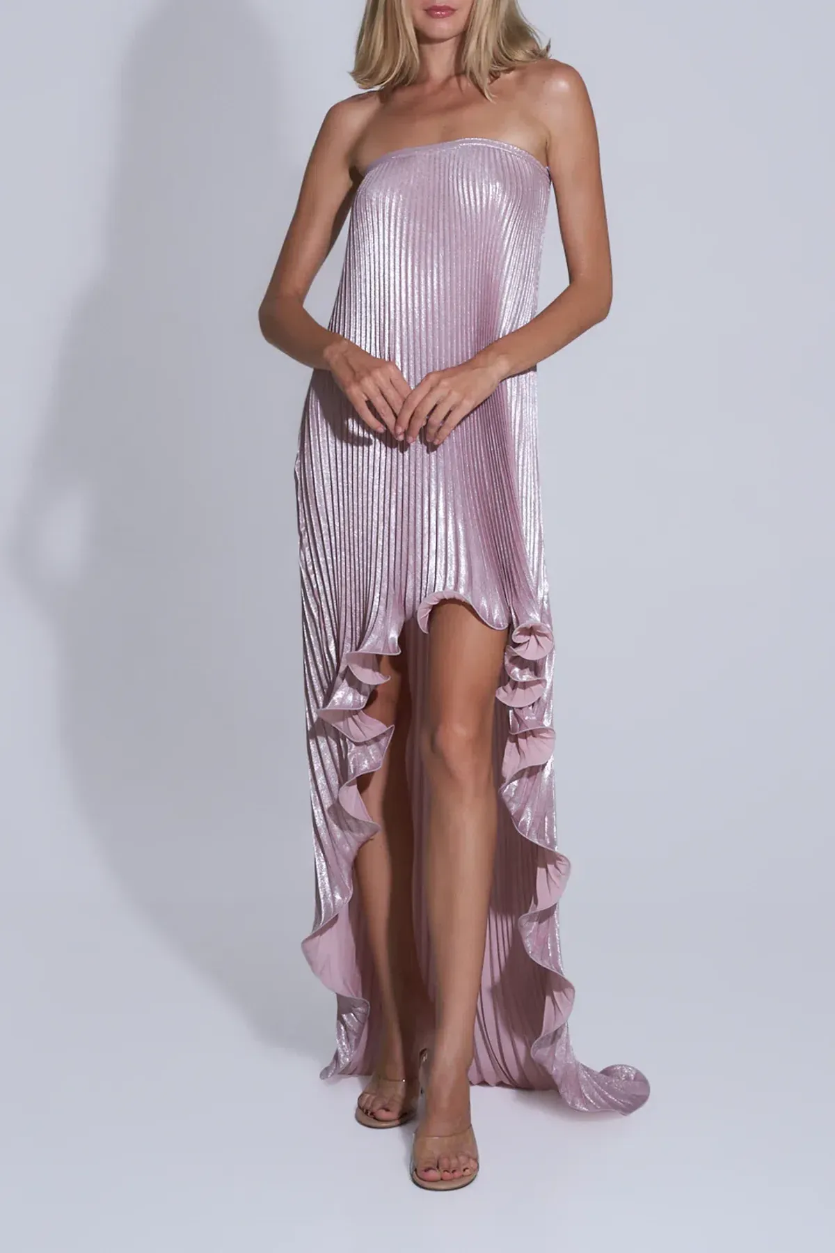 L'Idee Feminite Gown in Dusty Shimmer Size 12 - Image 1