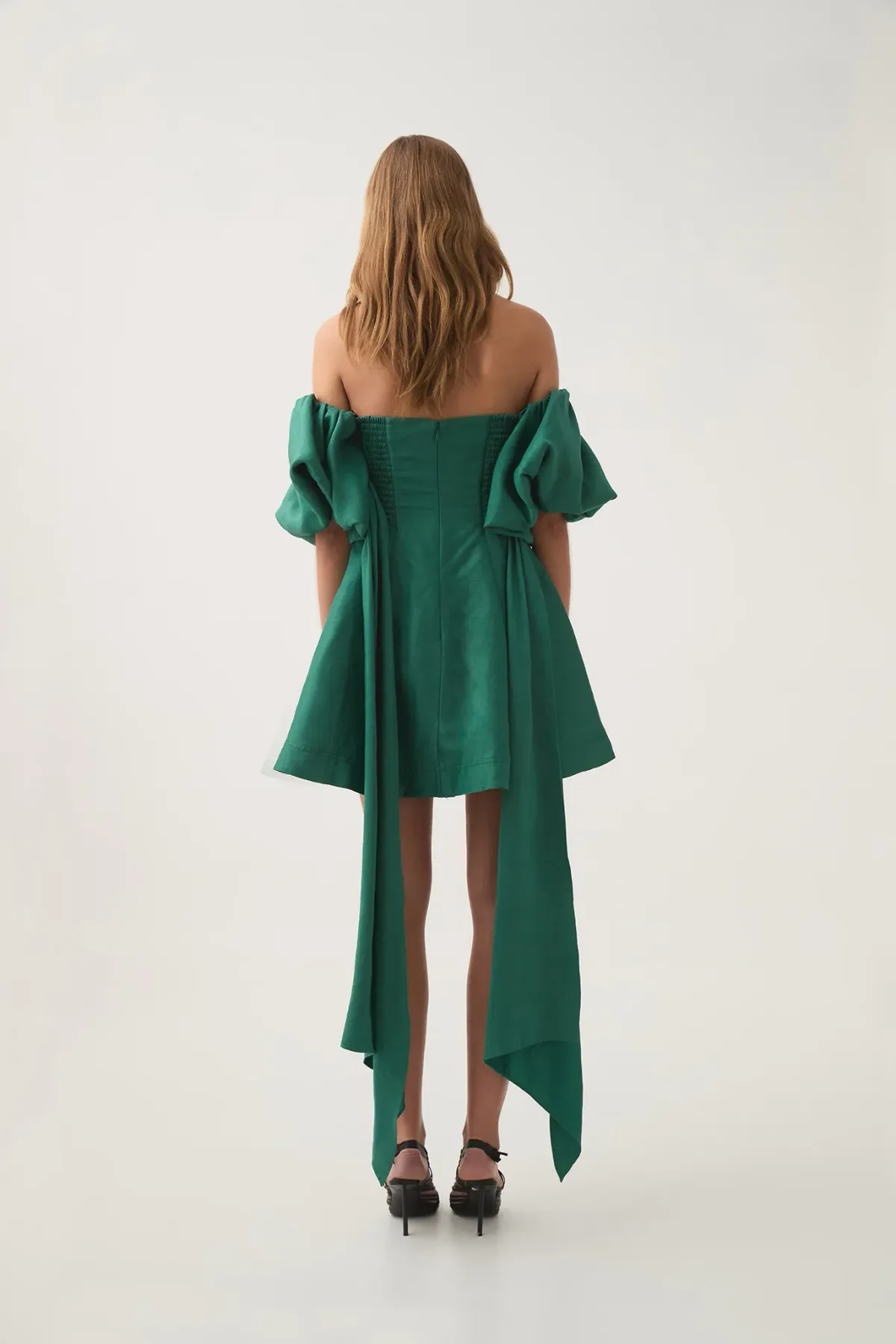 Aje Incarnation Mini Dress Emerald Size AU 8 - Image 2